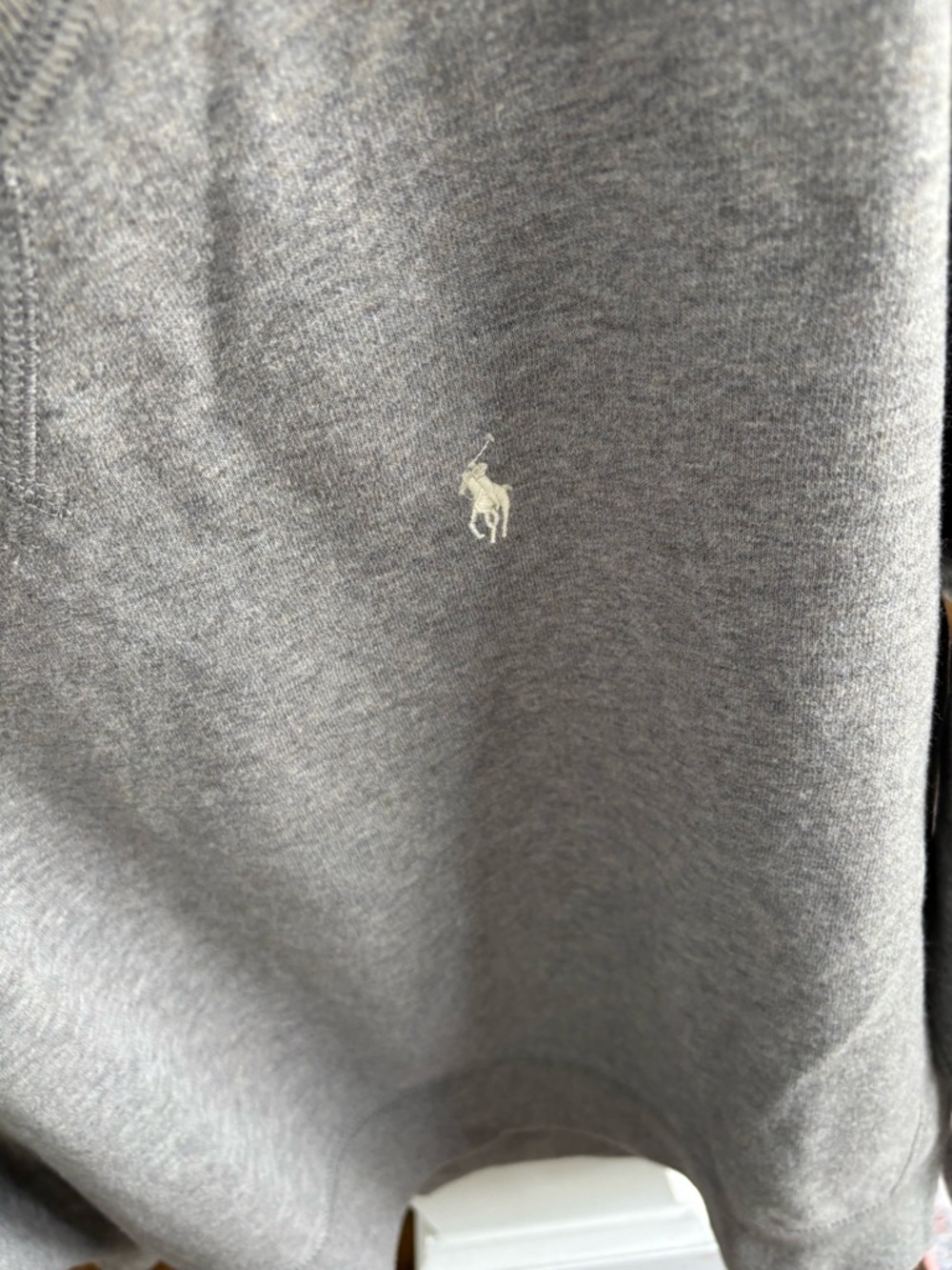Polo by Ralph Lauren Logo Gray Crewneck Sweatshirt - Picture 3 of 9